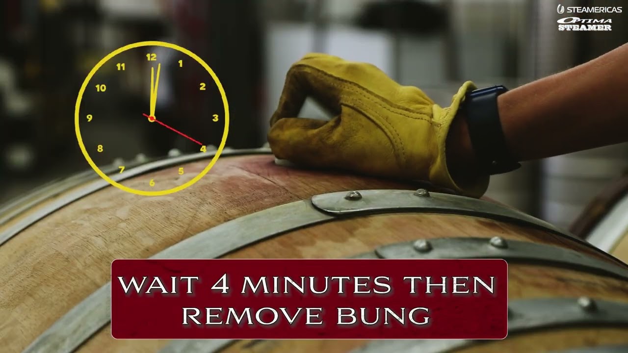How to sanitize a barrel with the Optima Steamer barrel tool