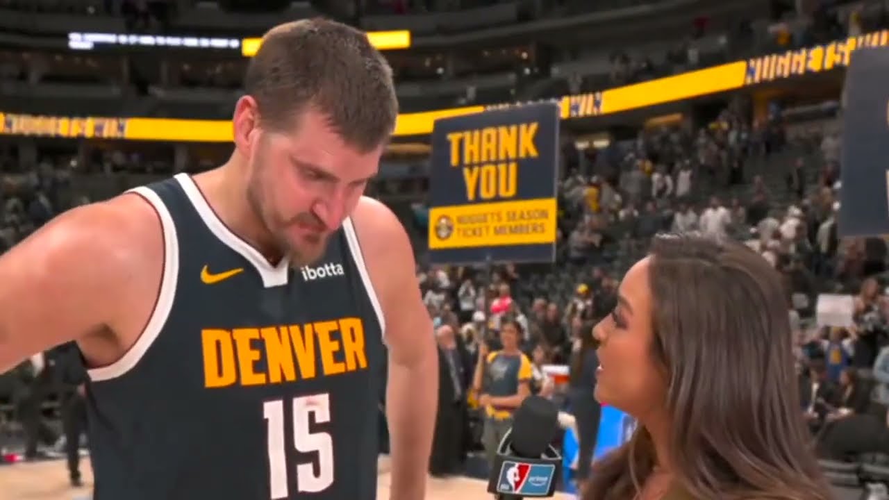 Nikola Jokic PostGame Interview | Los Angeles Lakers vs Denver Nuggets
