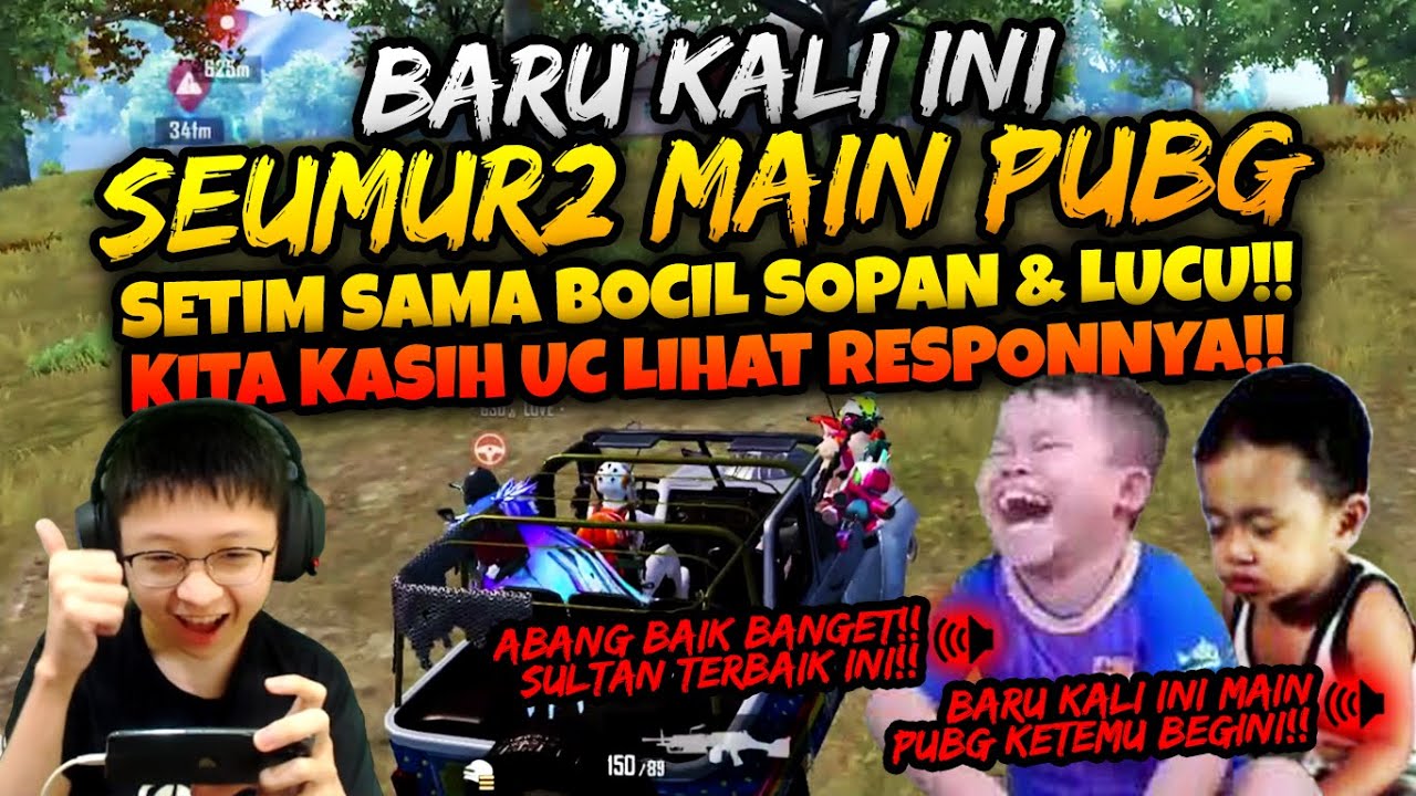 KASIH 2 BOCIL UC 2 KALI LIHAT RESPONNYA!! DARI BERANTEM SAMPE SENENG BANGET! | PUBG MOBILE