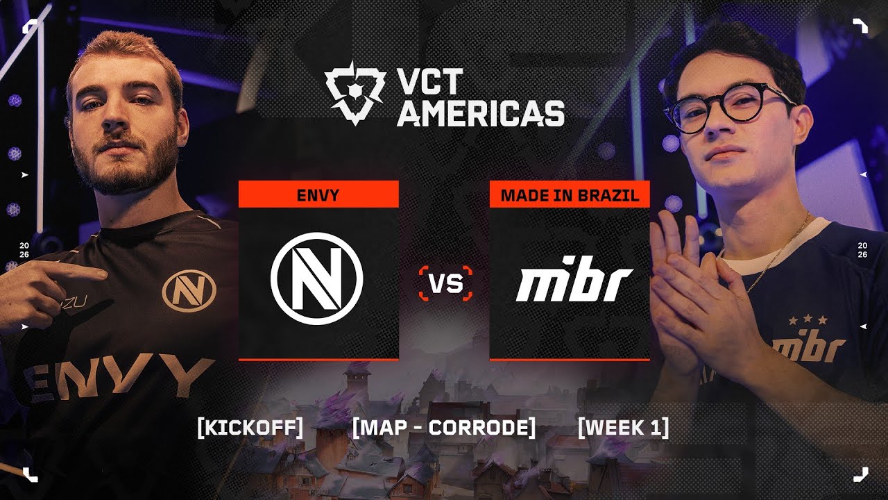 ENVY vs. MIBR - VCT Americas Kickoff - W1D3 - Map 02