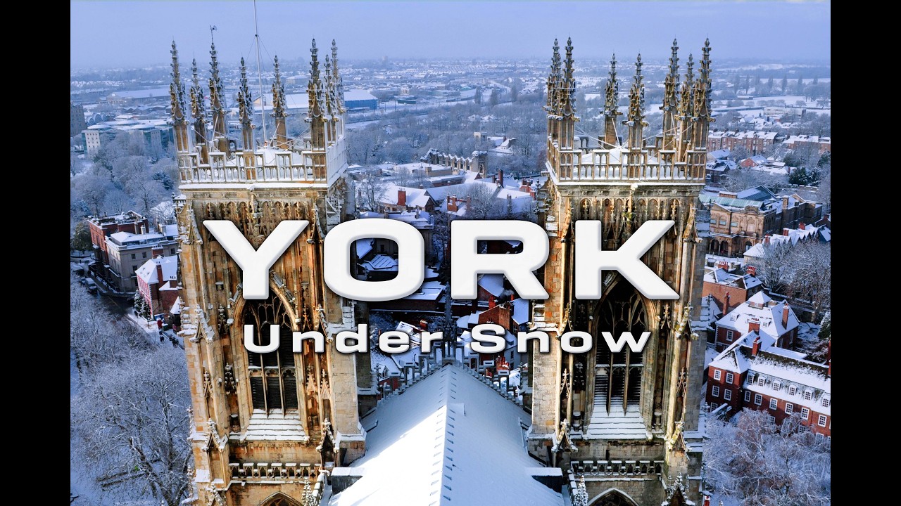 York Beneath the Snow | Cinematic 4K Drone Film