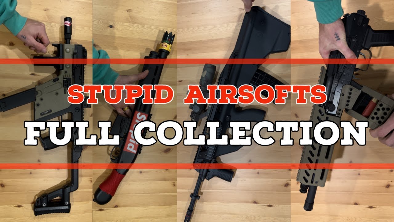 My Entire Airsoft Collection To Date