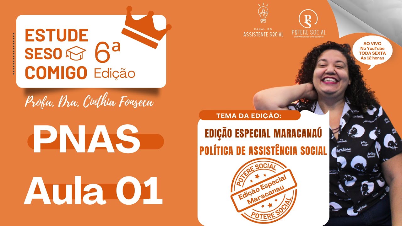 PNAS - #EstudeSesoComigo 6&deg; Edi&ccedil;&atilde;o - Aula 01
