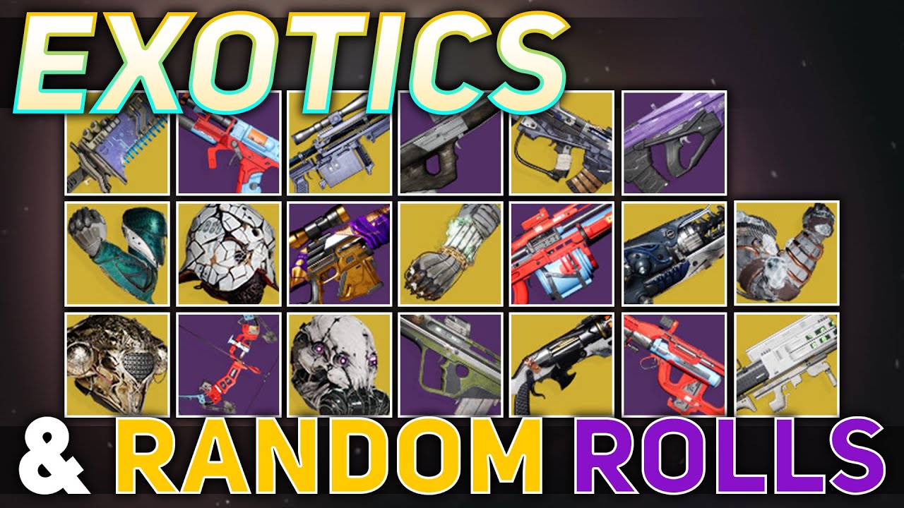 Beyond Light Weapons & Exotics (Adept & Raid Weapons not included) | Destiny 2 Beyond Light