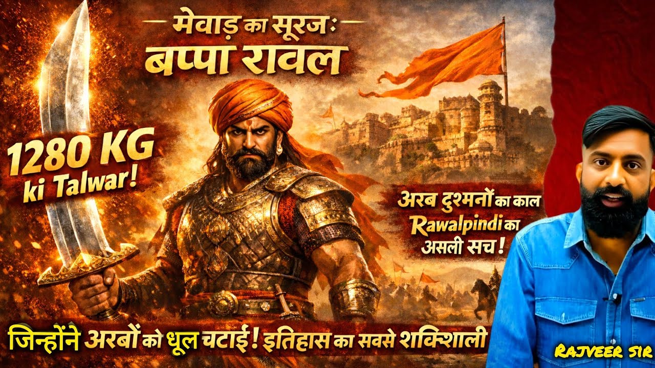 बप्पा रावल- The GOAT of all warriors . Rajveer sir . #rajveersir #rajasthangk #rajasthanhistory