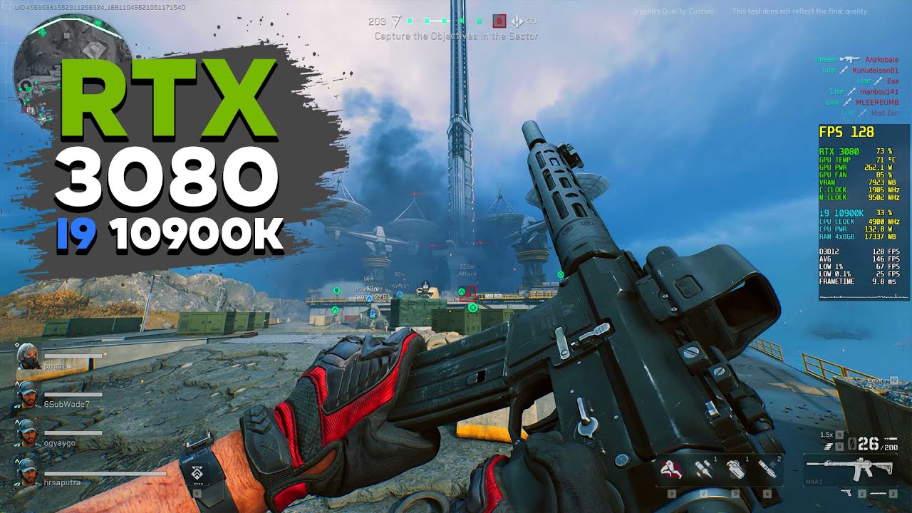 Delta Force - RTX 3080 10GB | 1440p Extreme Graphics Settings