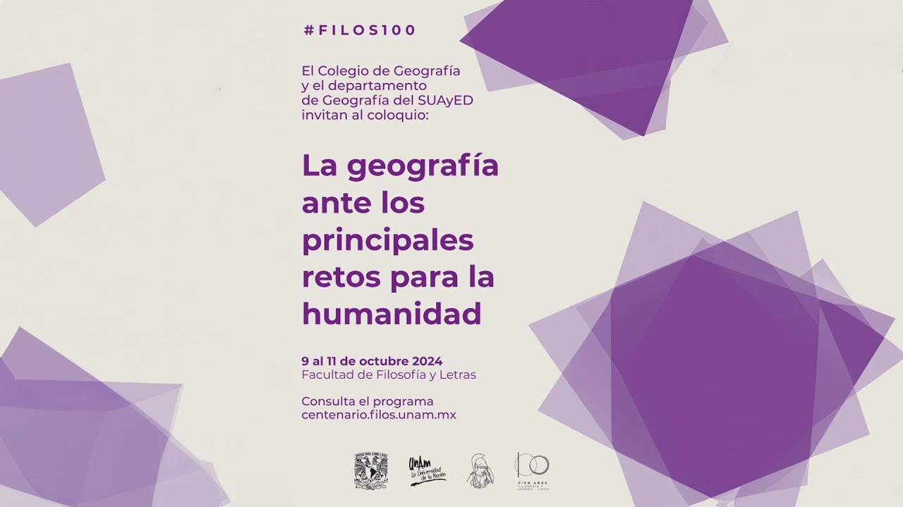 Coloquio. La Geografía ante los principales retos para la humanidad #6
