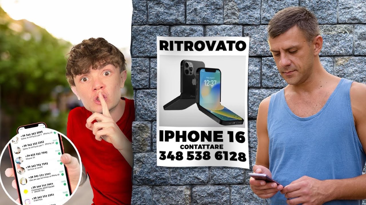 FINGO DI TROVARE UN IPHONE 16 PER VEDERE QUANTI TRUFFATORI CI SONO!