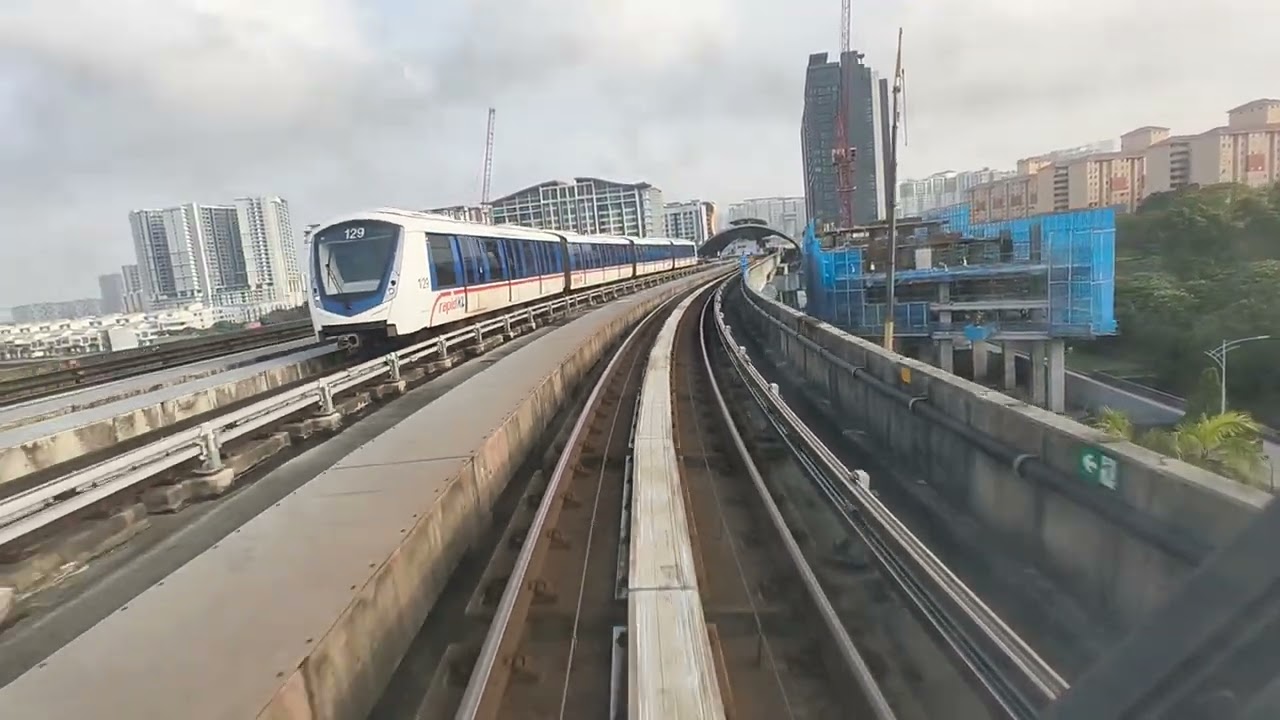 LRT Kelana Jaya Line Alstom Innovia Metro 300 (set 20) | Lembah Subang ➡️ Subang Jaya.