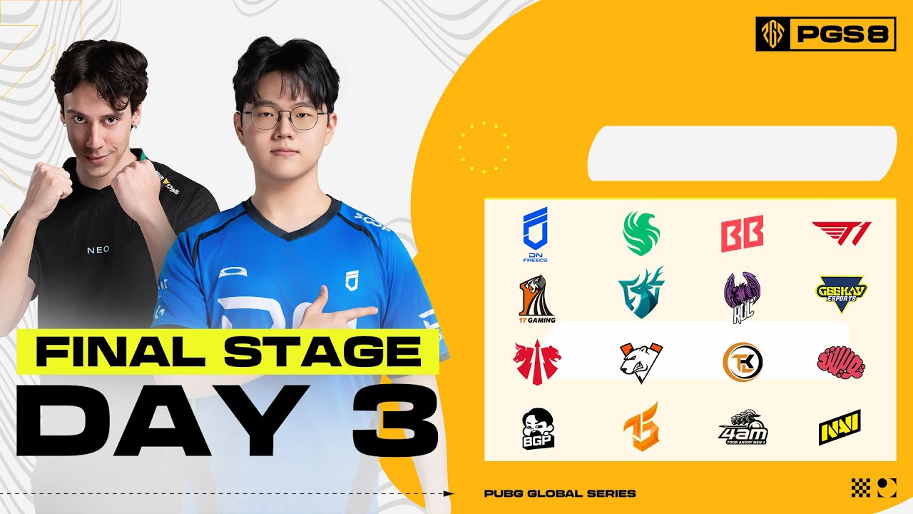 PUBG Global Series 8 Final Stage DAY 3