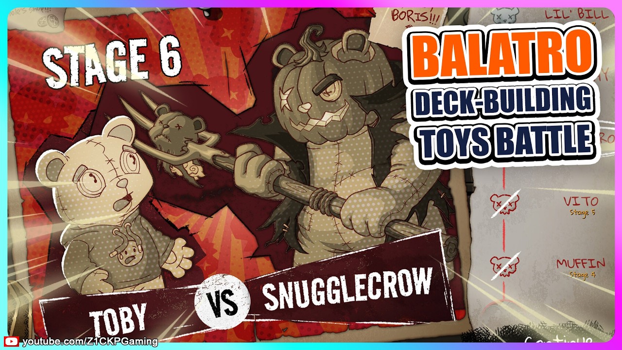 YOU DON'T WANT TO MISS THIS DECK-BUILDING TOY SHOP BATTLE! Bearly Brave Indie Game Review by Z1CKP