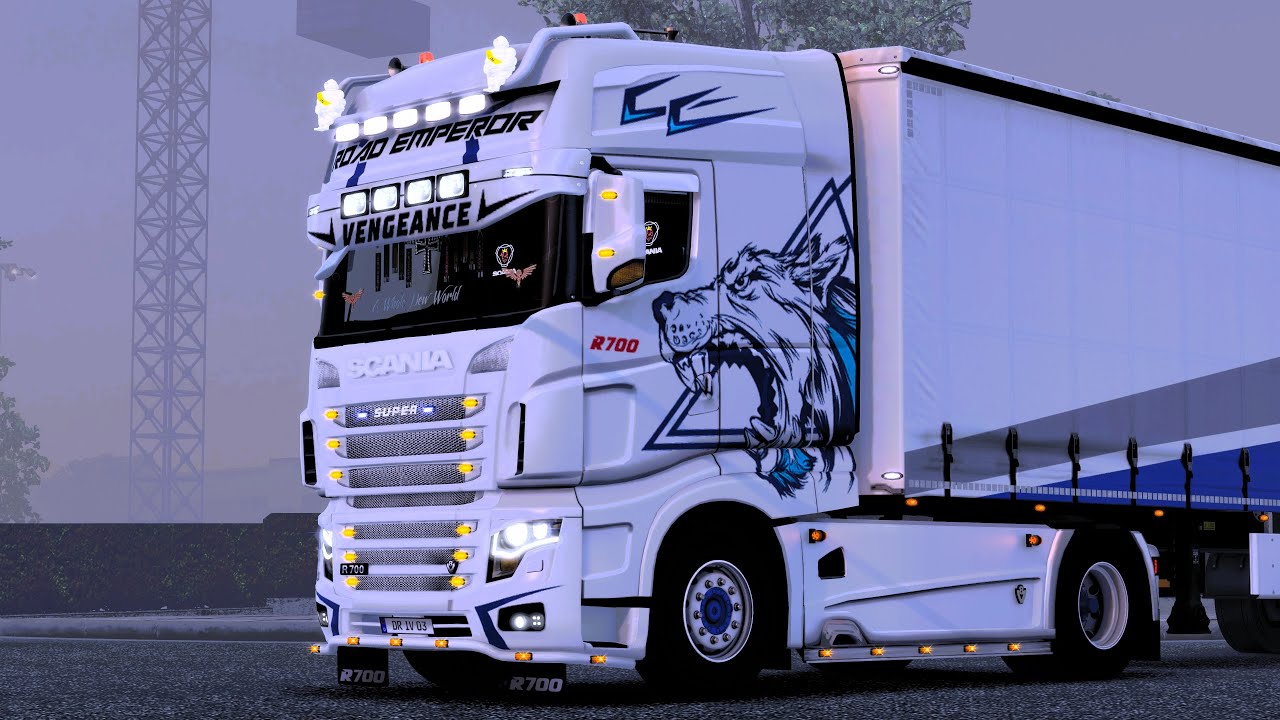 Euro Truck Simulator 2 version 1.49 SCANIA R700 REWORKED V3.4.1