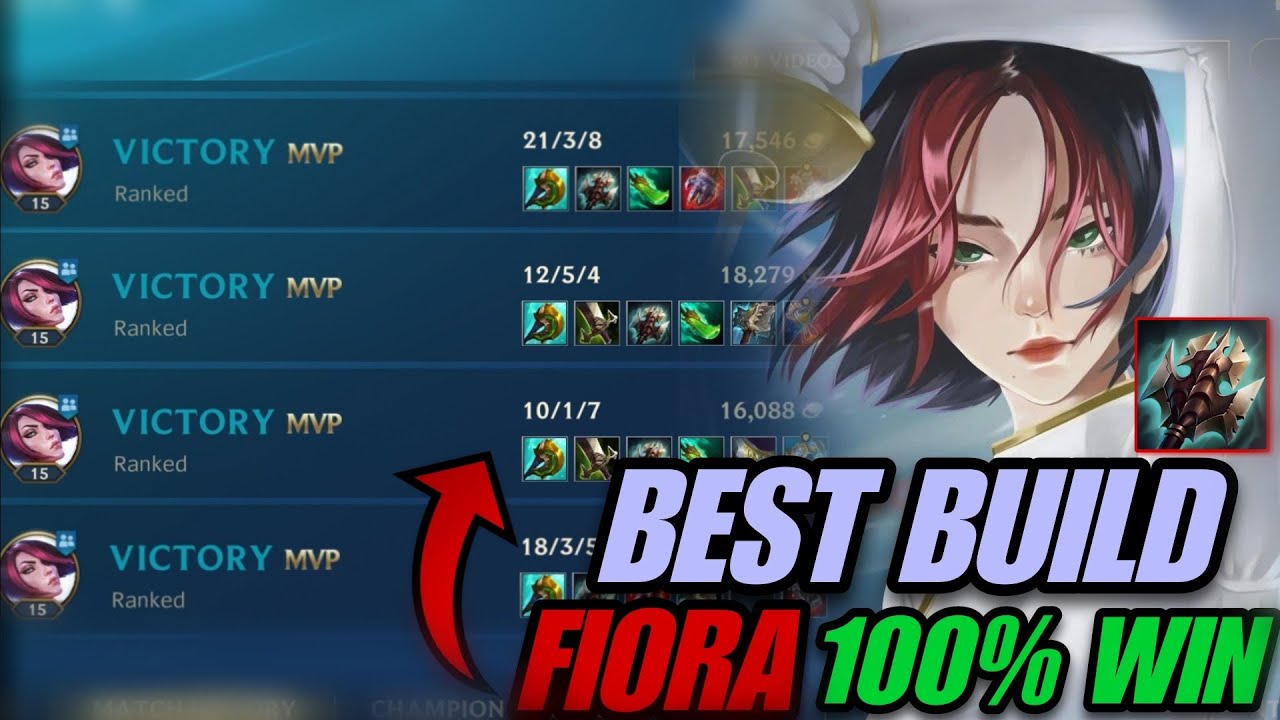 BEST FIORA BUILD SEASON 12 WILDRIFT