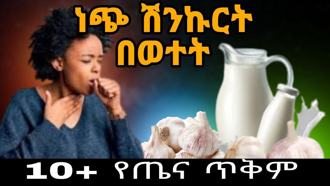 ወተት እና ነጭ ሽንኩርት አፍልቶ የመጠጣት ጥቅም /Milk & Garlic Benefits
