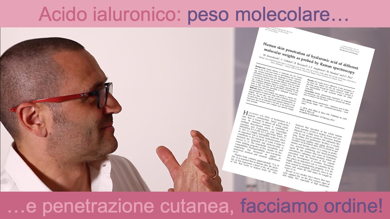 Acido ialuronico: peso molecolare e penetrazione cutanea… mettiamo ordine!