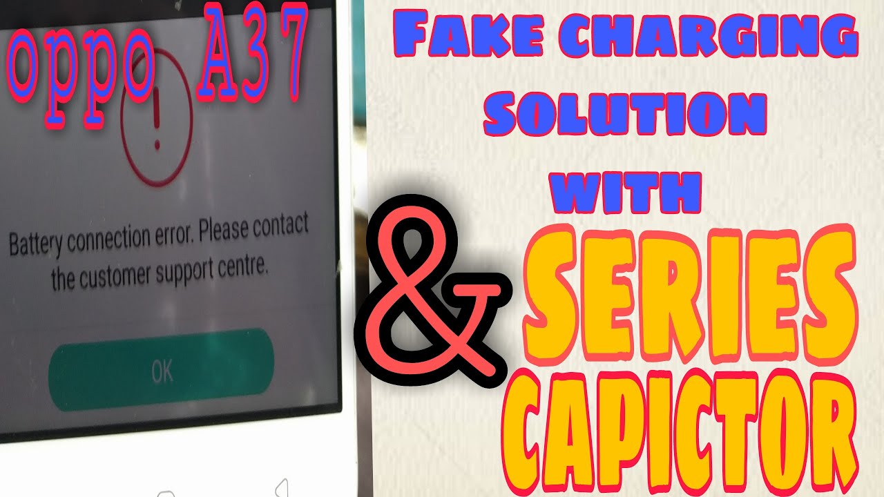 Oppo A37 Battre connection error | A37 charging ic ways fake charging solution | Repairing 4u