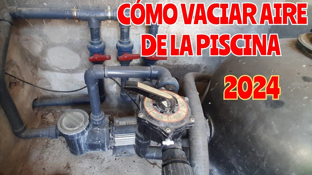 Cómo quitar aire del motor de la piscina/Truco cebar bomba de piscina 2024/@La cocina de María y Curro