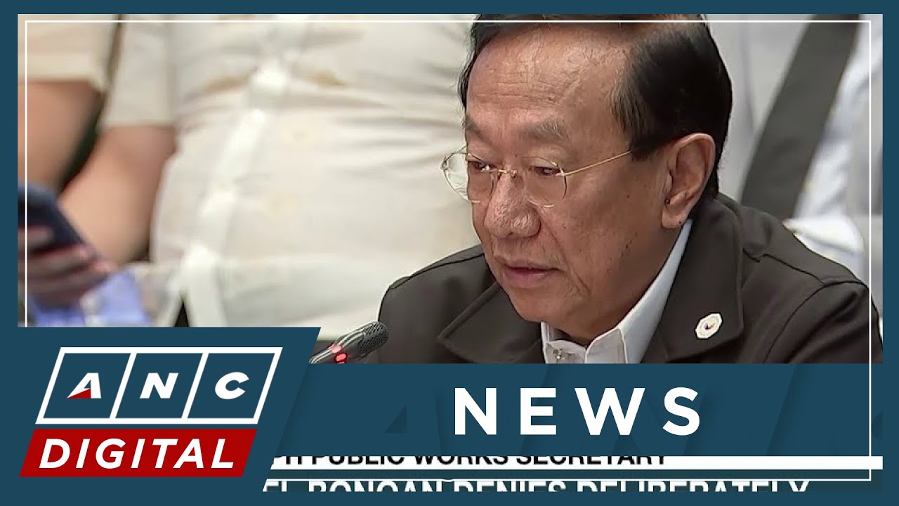 Ex-DPWH Chief Bonoan denies deliberately submitting wrong coordinates of flood control projects| ANC