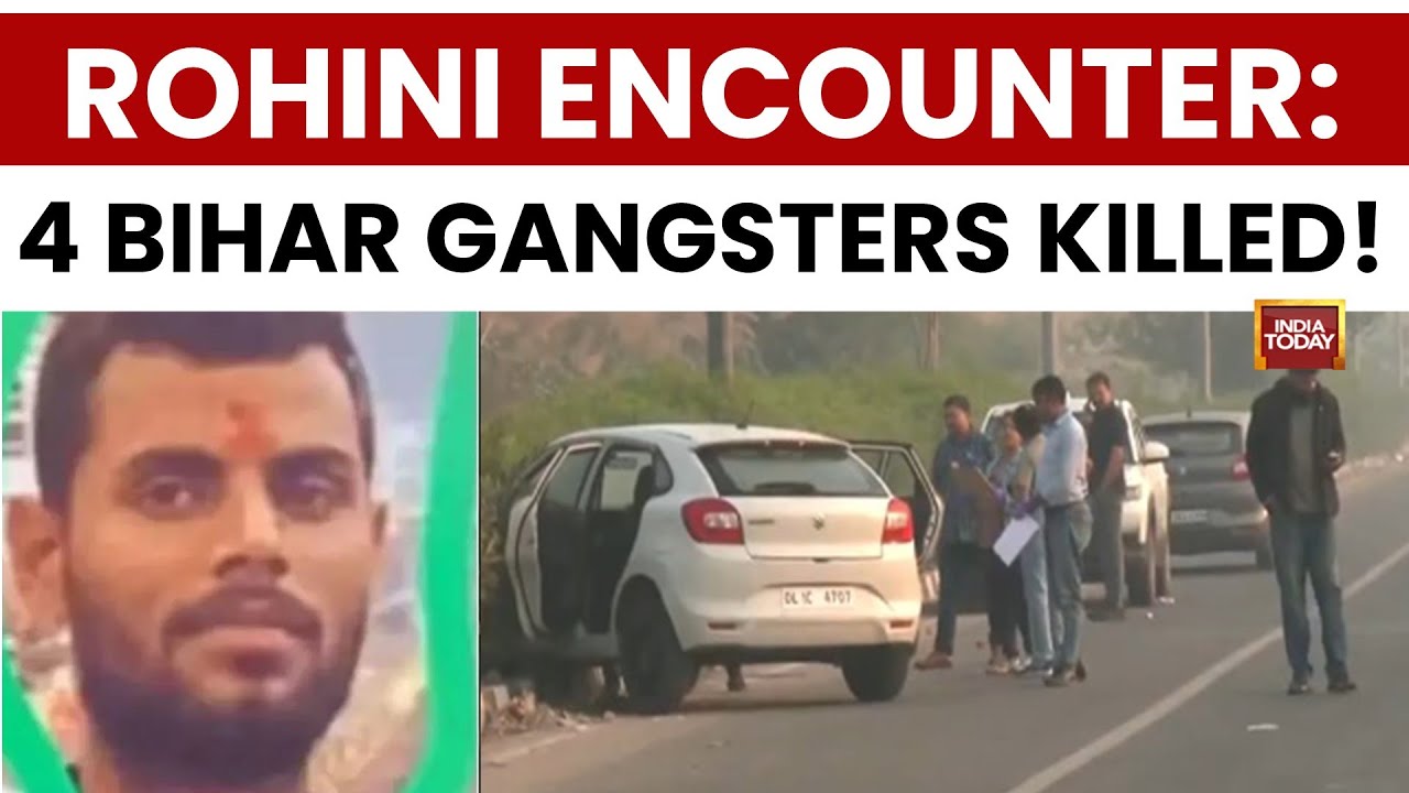 Rohini Encounter:  Delhi Police Kill 4 Members of Bihar&rsquo;s Ranjan Pathak Gang in Rohini Encounter