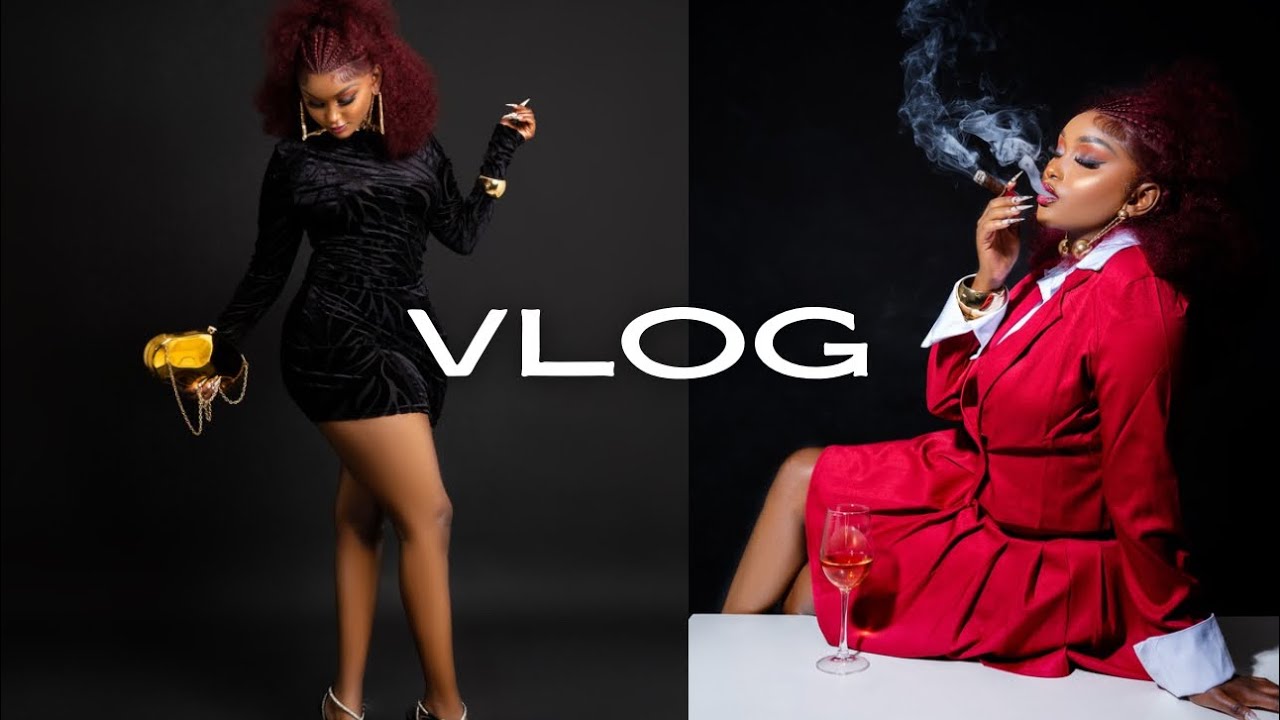 CHAMPAGNE FLOWERS, UNBOXING, & SHOOT DAY! 🥂✨ BLACK PARTY NAIROBI WAS EPIC!