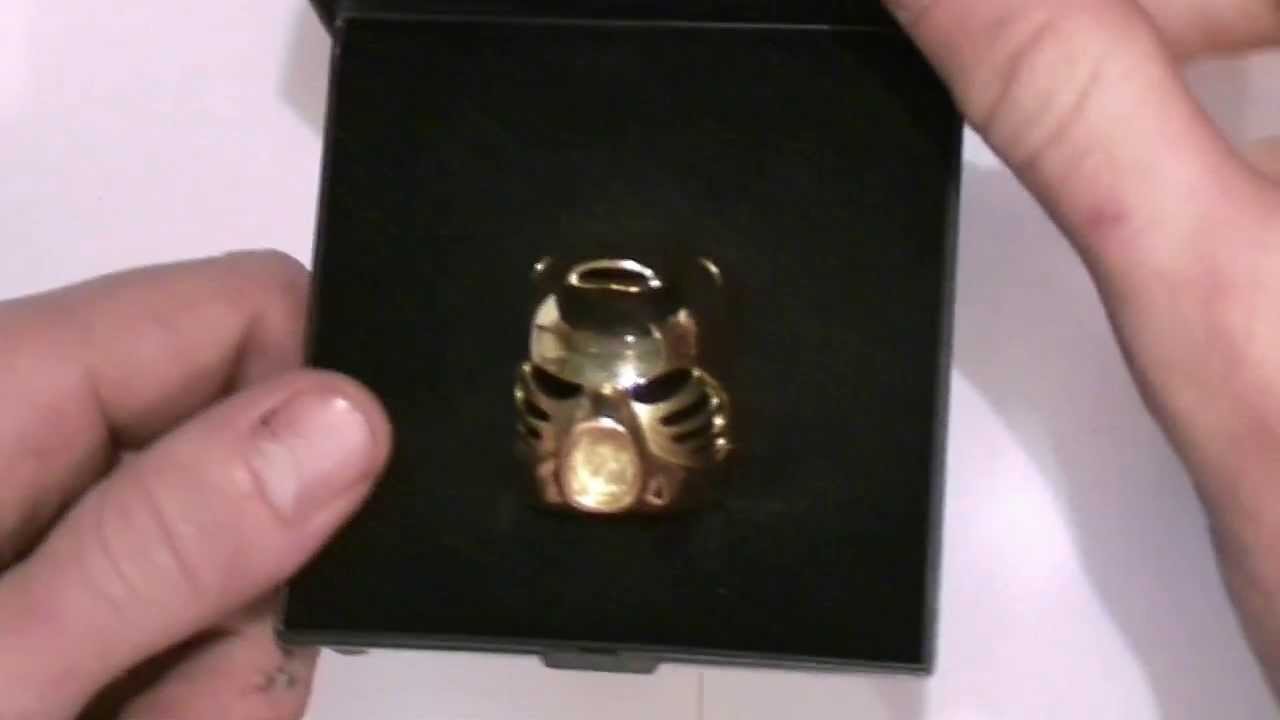 Bionicle Review: Solid 14K Gold Kanohi Hau