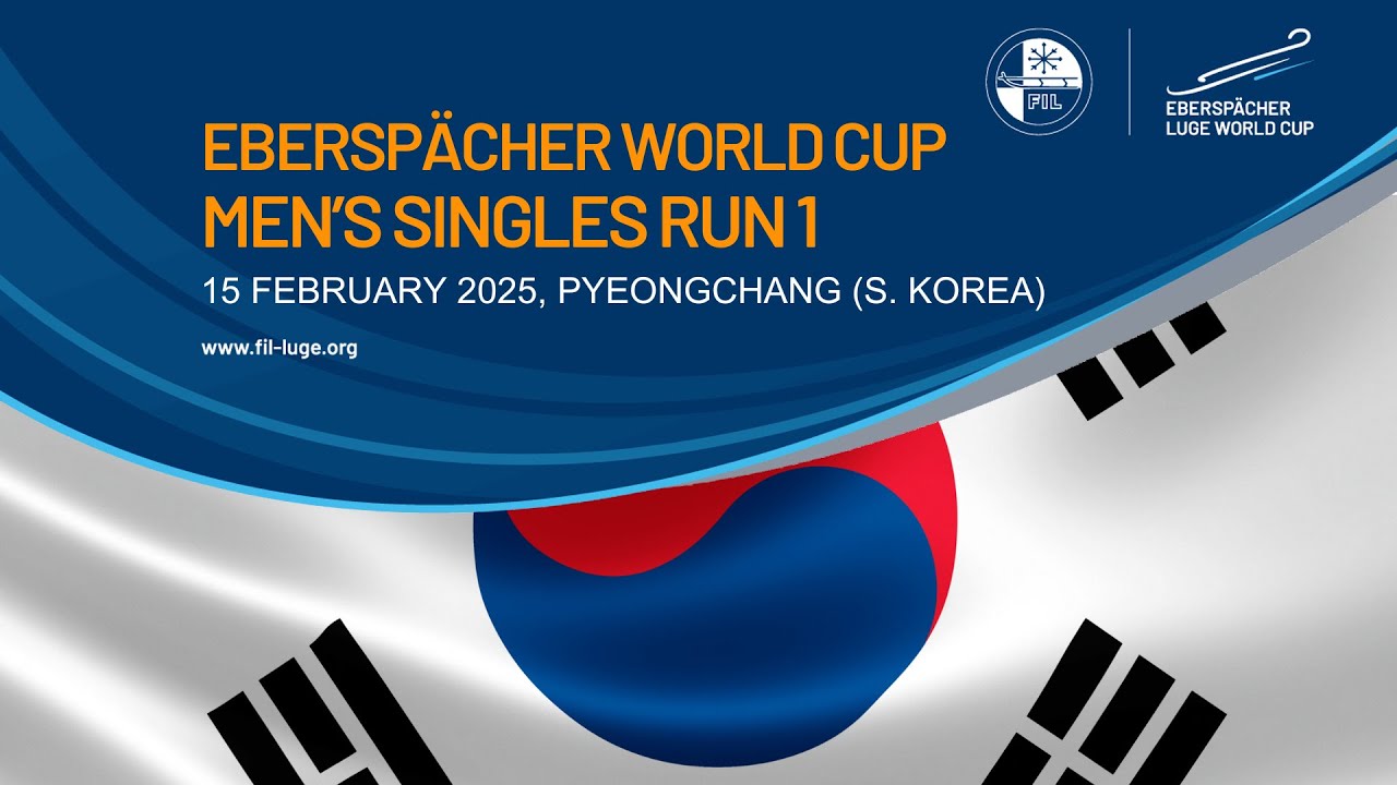 🔴 RELIVE Men's Singles Run 1 🇰🇷| EBERSPÄCHER Luge World Cup   PyeongChang, SOUTH KOREA