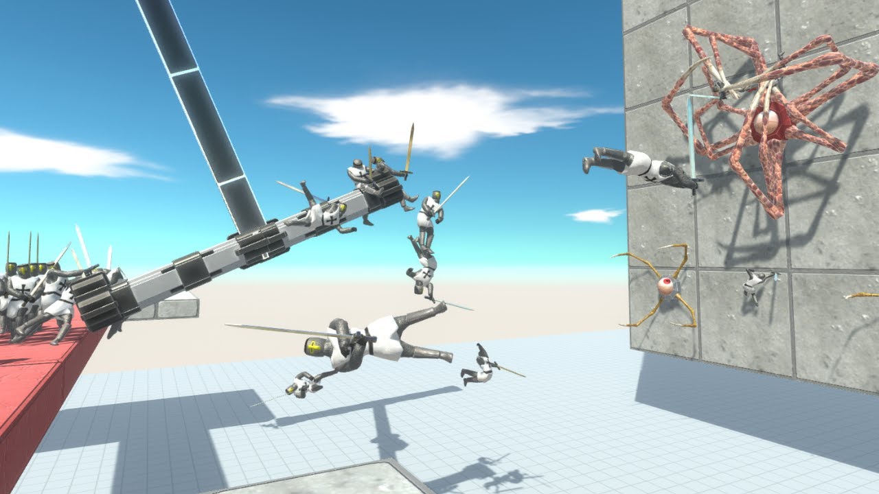 Hammer Death Bridge Run Animal Revolt Battle Simulator