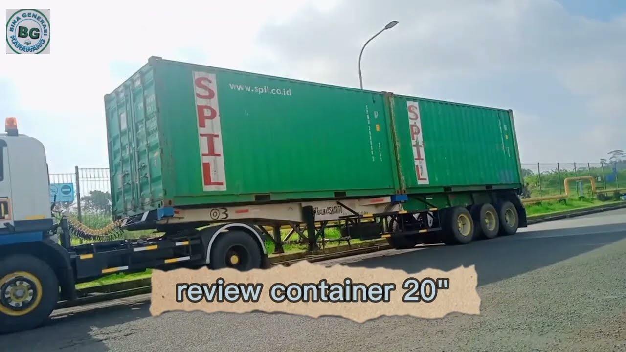 review container 20 feet P x L x T
