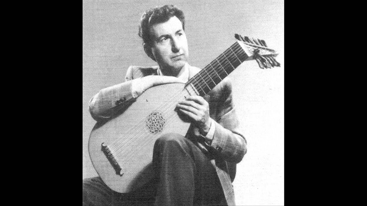Konrad Ragossnig plays Bach Lute Suite in G minor BWV 995