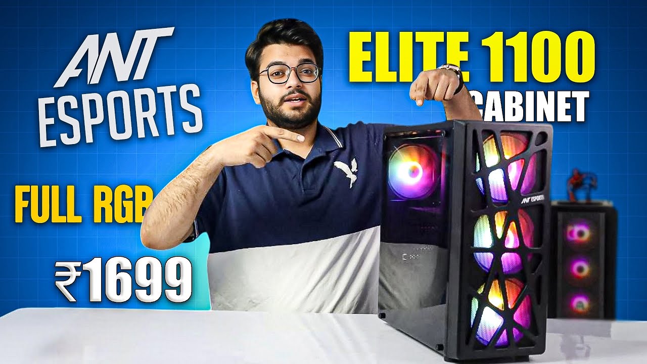 Best RGB Cabinet Under ₹2000? | Ant Esports Elite 1100 Review