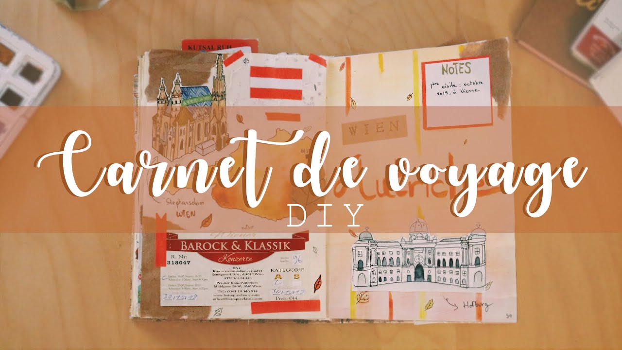 DIY ton carnet de voyage | tuto, créer, dessins & astuces ✏️🎨
