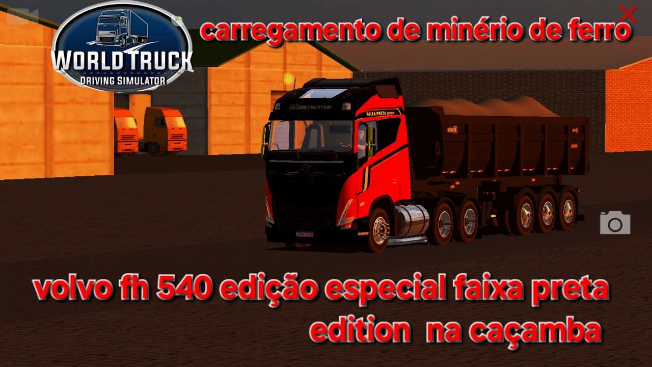 VOLVO FH FAIXA PRETA EDITION NA CAÇAMBA 3 EIXOS _ carga de minério até picos PI _ WTDS!!