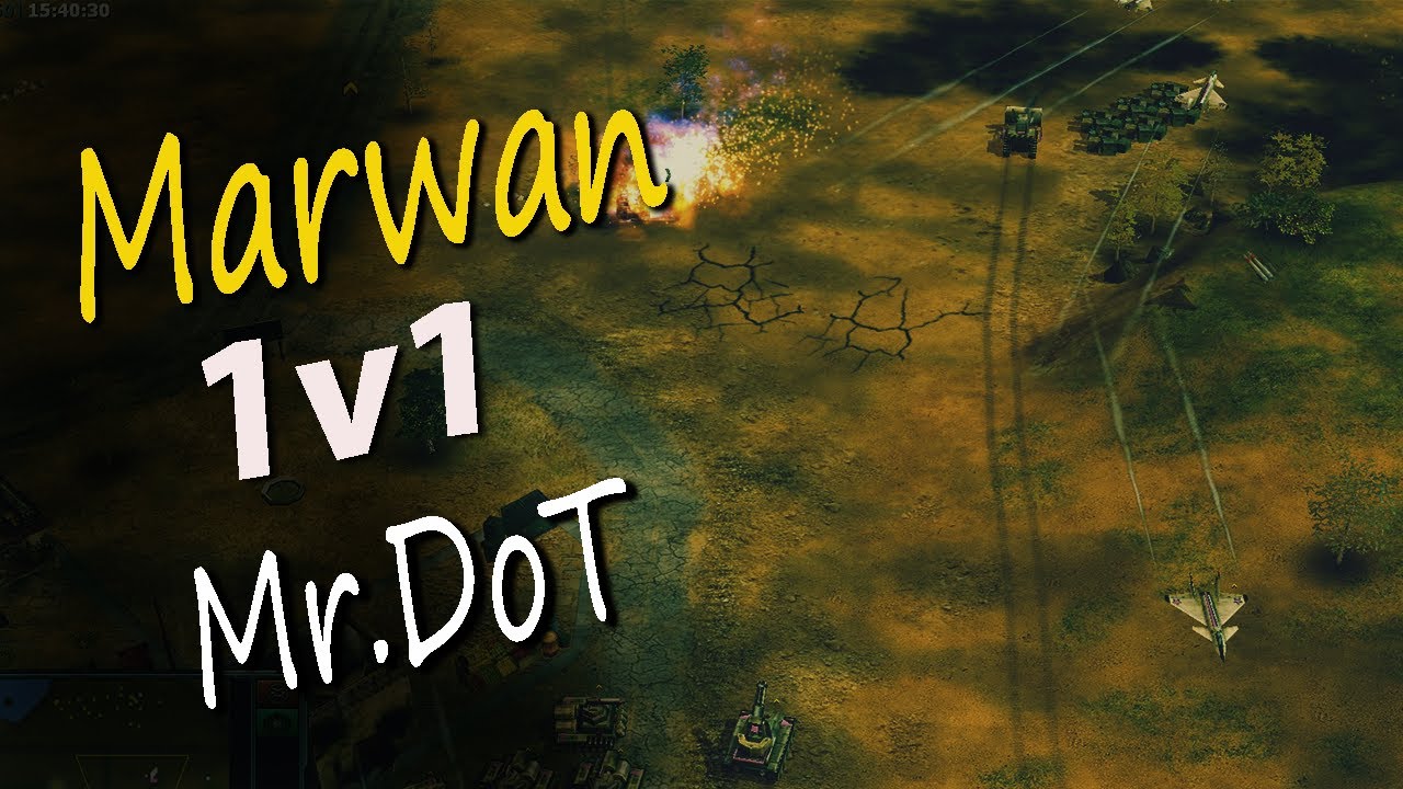 Mr.DoT Vs Marwan لعبة Command & Conquer: Generals – Zero Hour