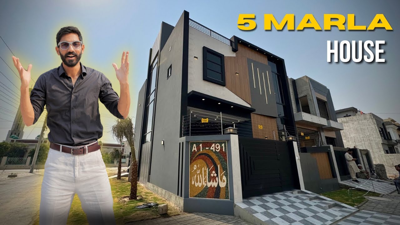 5.25 Marla Corner DREAM-HOUSE with Triple Height For Sale in Central Park Housing Lahore