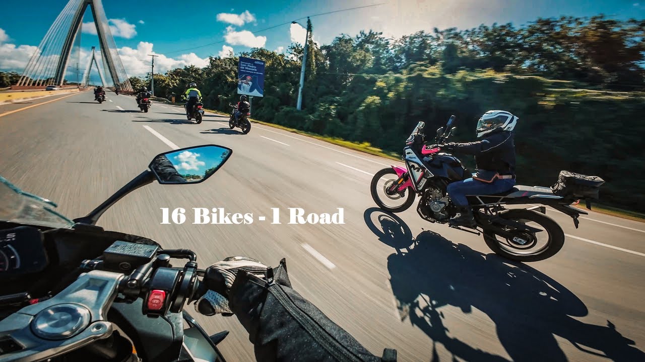 16 Bikes 1 Road Part 1 | ASMR | DJI Osmo Action 4 | CFMOTO 300SR YOSHIMURA R77 [POV 4K]