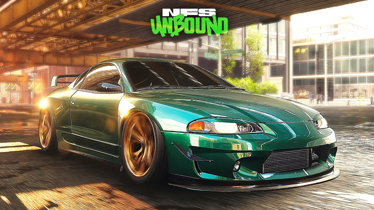 NFS Unbound - Mitsubishi Eclipse GSX Customization and Gameplay