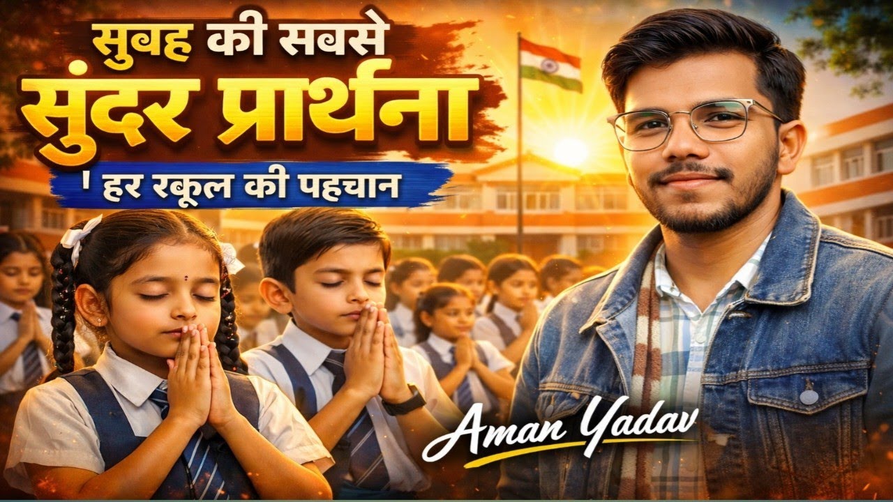 जब ढोलक बजे और बच्चे गाएँ | माँ शारदे की पावन प्रार्थना | Bhakti – Aman Yadav 