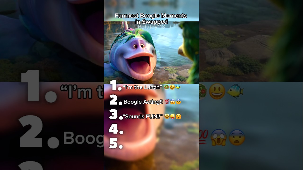 Funniest Boogle Moments in Swapped 🐠🐿🔄🤣(no.1 Bro became Lunch!! 🍲😋)