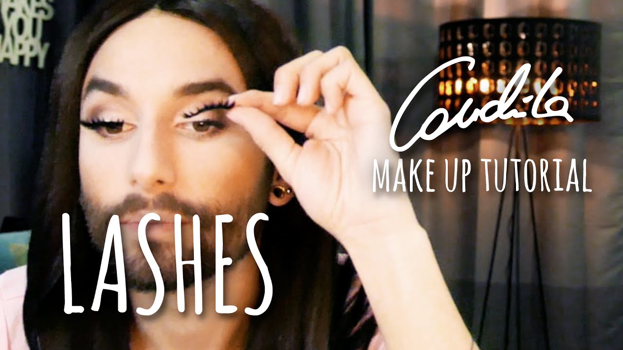 Conchita Wurst - Make Up Tutorial: Lashes ('15, part 4)