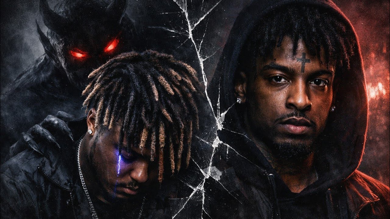 Juice WRLD Ft. 21 Savage —Conversation With My Demon(lyrics video)