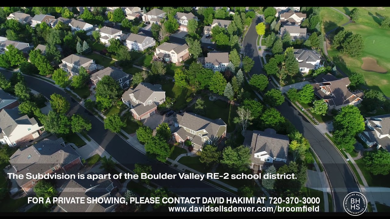 Aerial Tour of Enclave at Eagle Trace, Broomfield CO l The David Hakimi Team