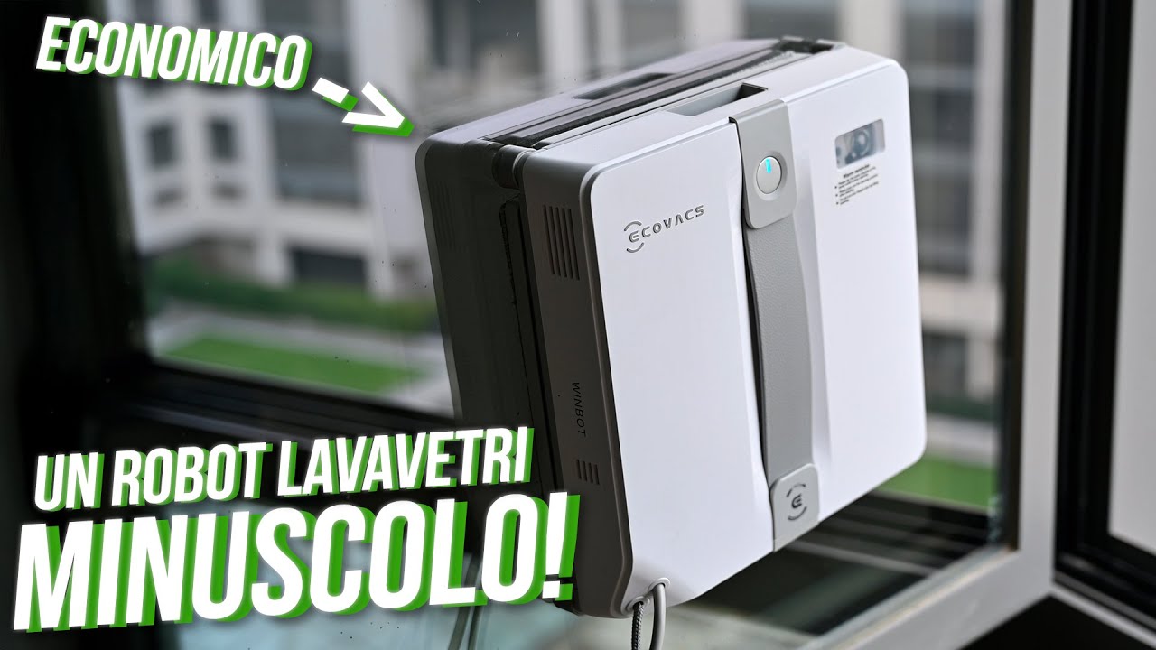 Conviene ACQUISTARE un ROBOT LAVAVETRI? Abbiamo provato il WINBOT MINI di Ecovacs!