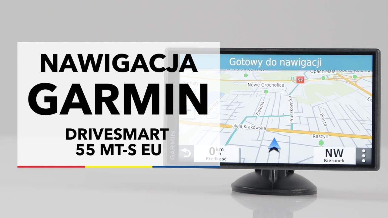 Nawigacja Garmin DriveSmart 55 MT-S EU - dane techniczne - RTV EURO AGD