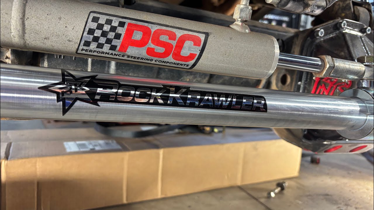 Rock Krawler - Tie Rod - Drag Link - Track Bar Install!  @RockKrawlerSus