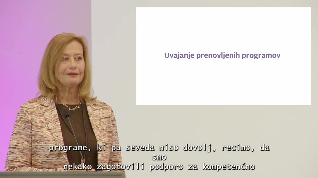 Uvajanje prenovljenih izobraževalnih programov kot priložnost za razvoj šole - Helena Žnidarič