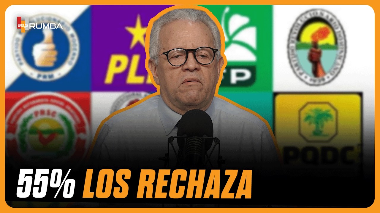 HUMBERTO SALAZAR: CRISIS POLÍTICA EN RD: EL 55% DE LOS DOMINICANOS RECHAZA A TODOS LOS PARTIDOS