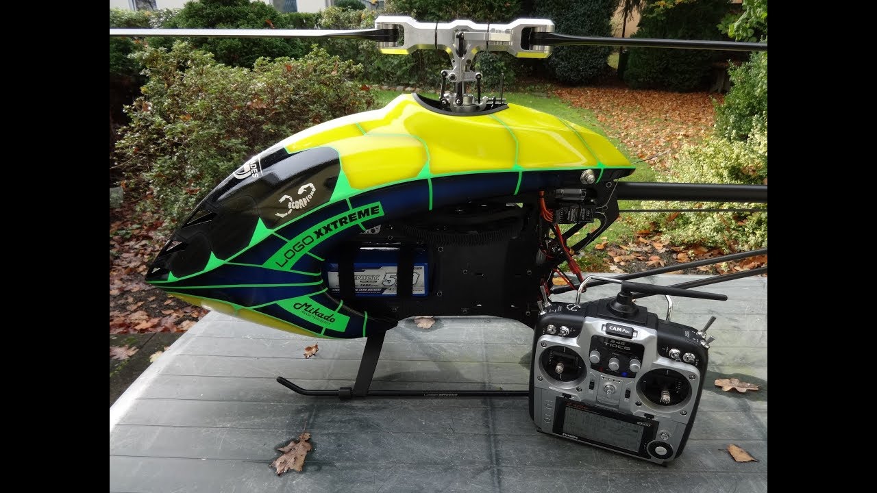 Mikado Logo 800 XXtreme, erstes Abheben, first hover !!