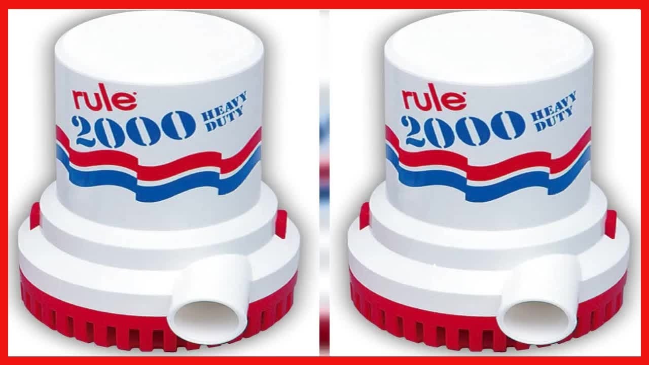 Почему морской трюмный насос Rule 2000GPH &mdash; это разумный выбор для надежного откачивания воды