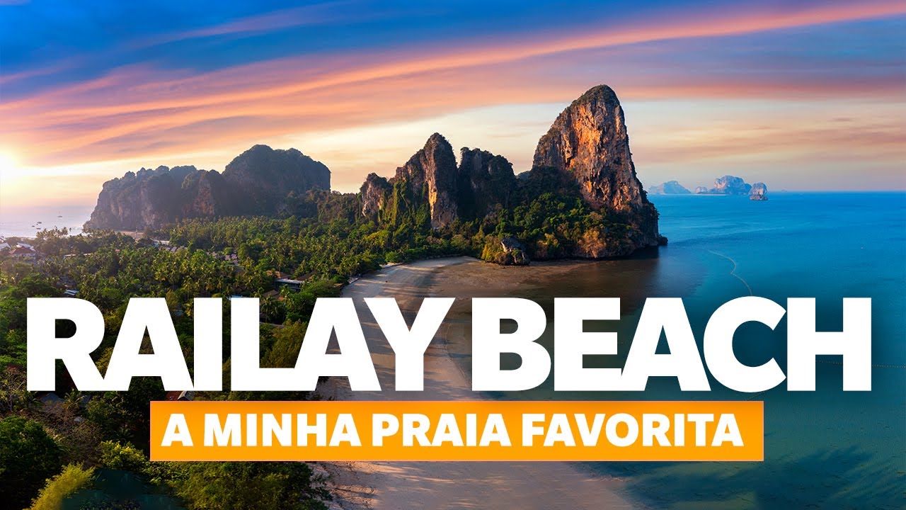 A PRAIA MAIS LINDA DA TAILÂNDIA! Conheçam a RAILAY BEACH em KRABI