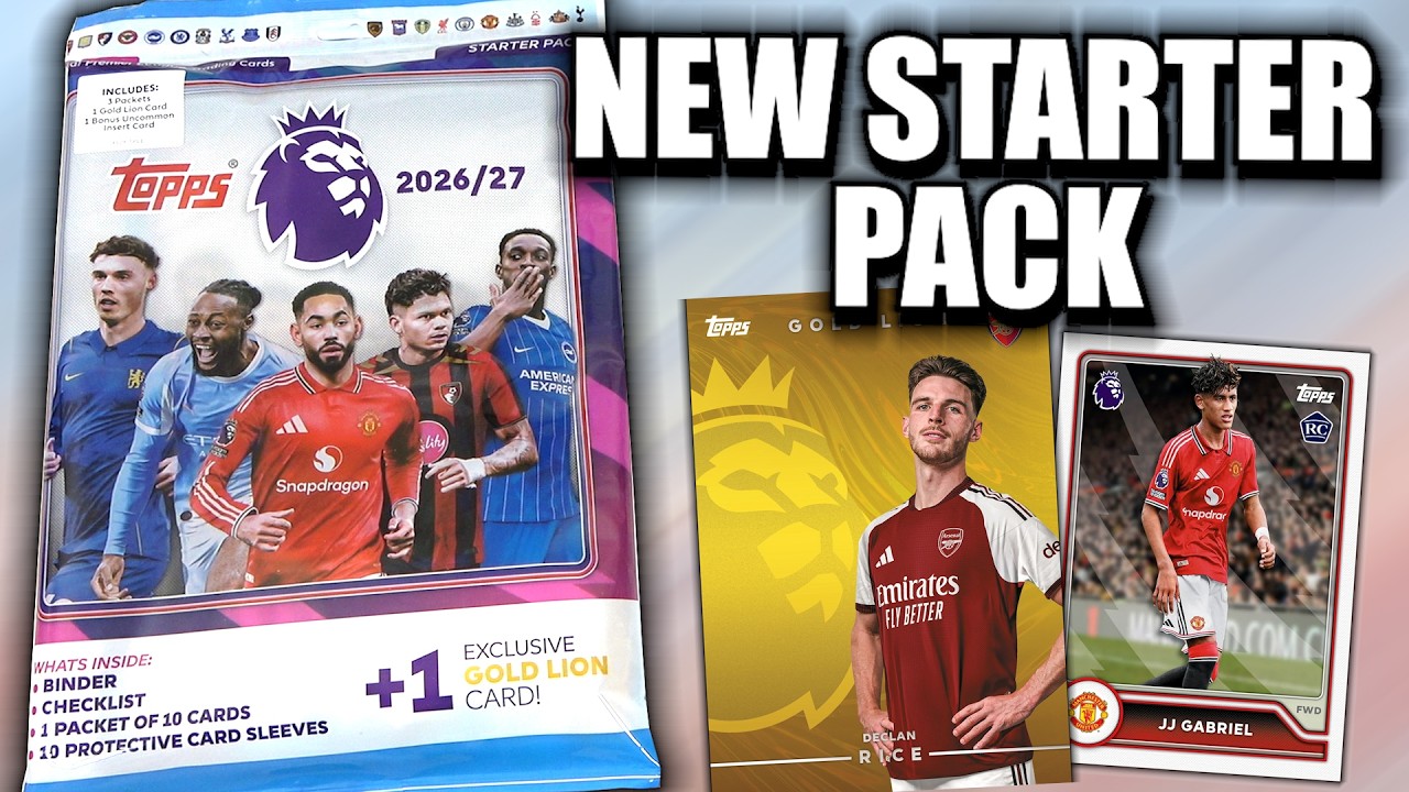 NEW TOPPS PREMIER LEAGUE 2026/27 STARTER PACK OPENING | New Flagship Card Collection | GOLD LION